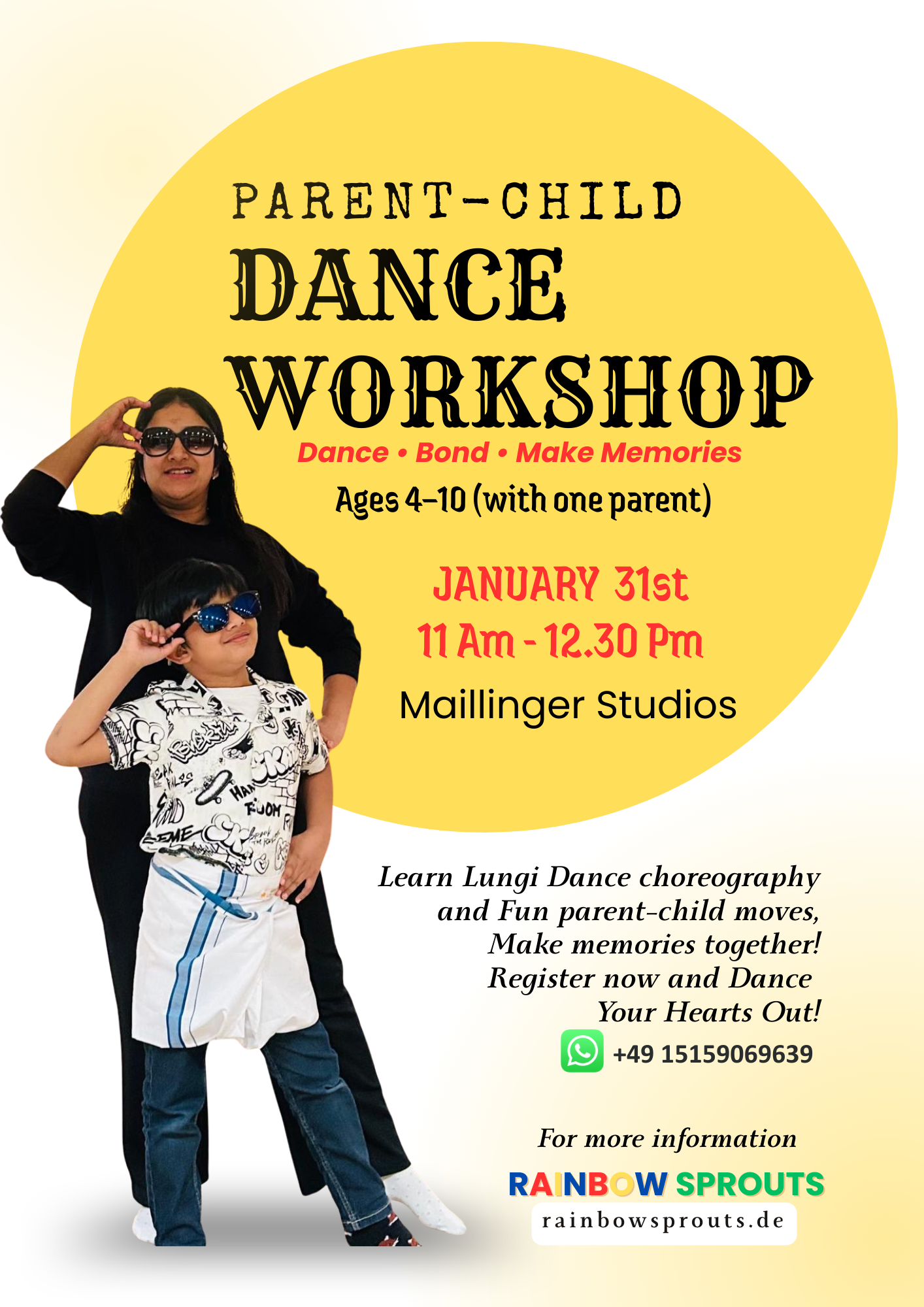 Parent-Child Dance Workshop poster